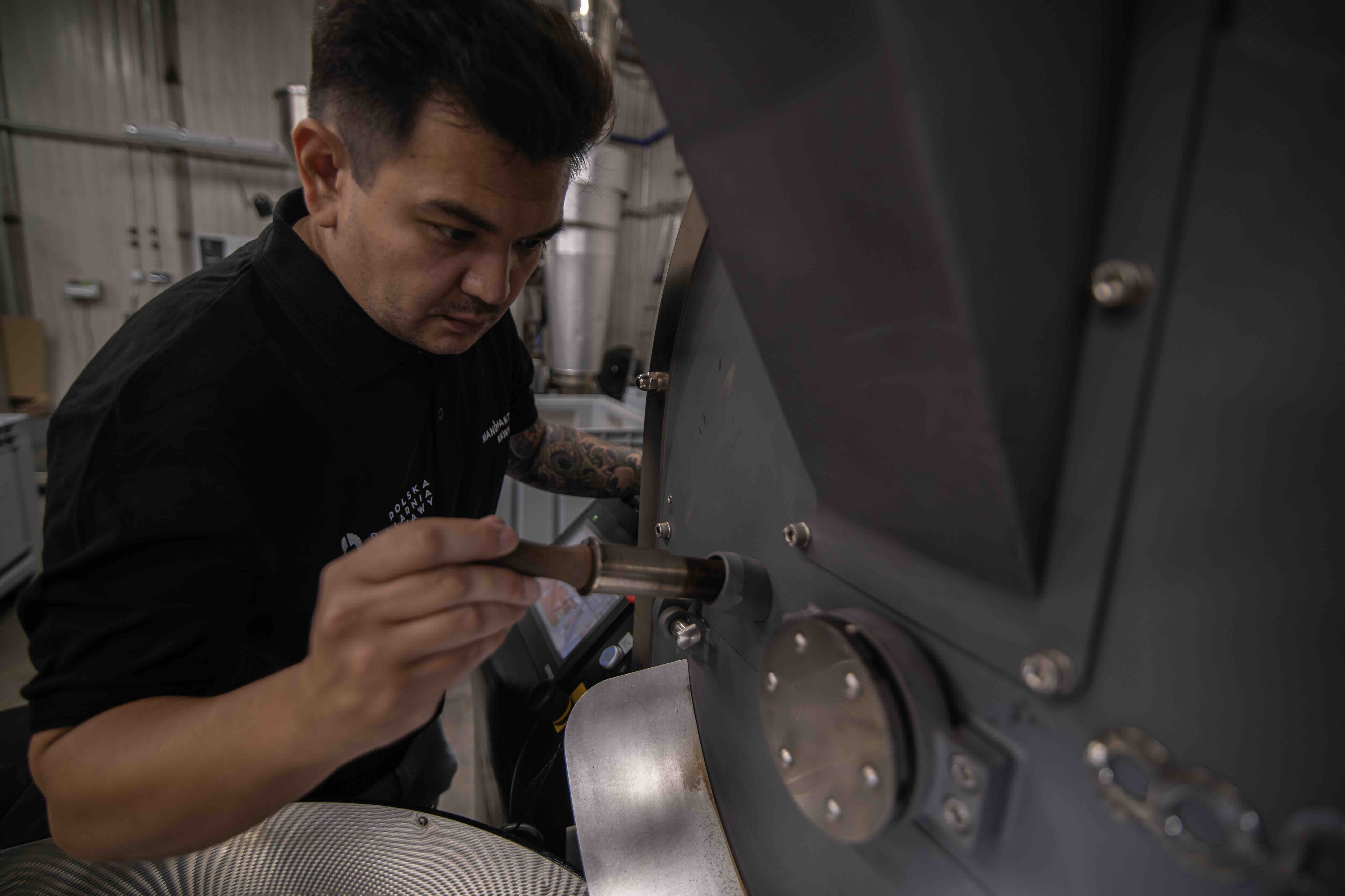 Roaster przy piecu Loring